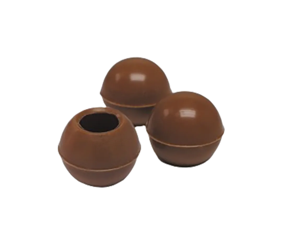 Boules truffes en chocolat au lait x 504