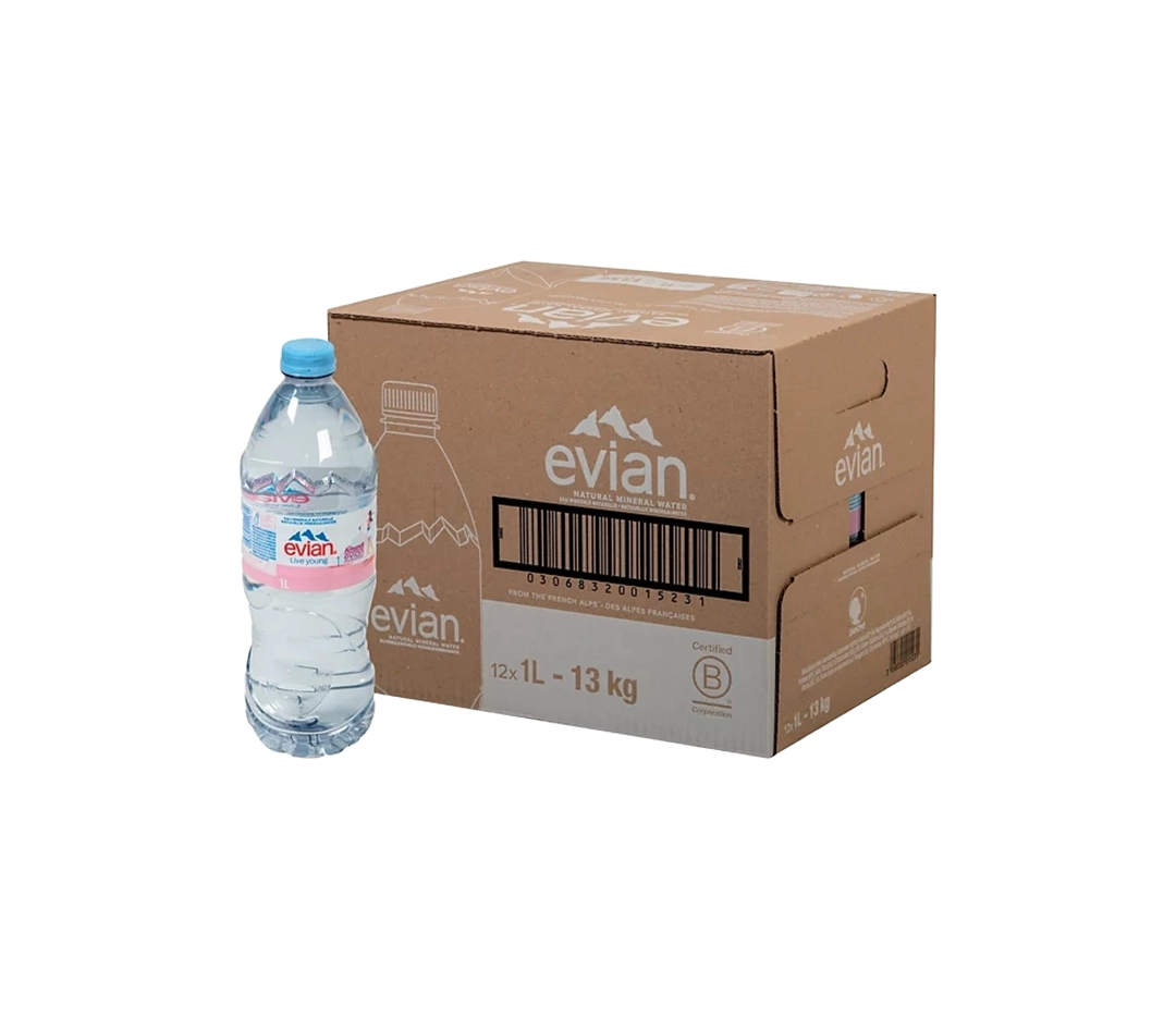 Eau Evian en bouteille - 12x1L