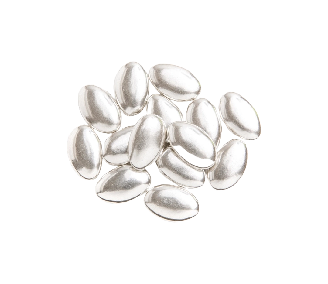 DRAGEES CHOCOLAT ARGENT 1KG PECOU