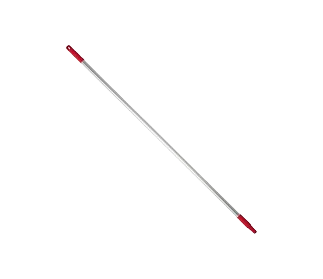 Manche aluminium rouge - 146cm