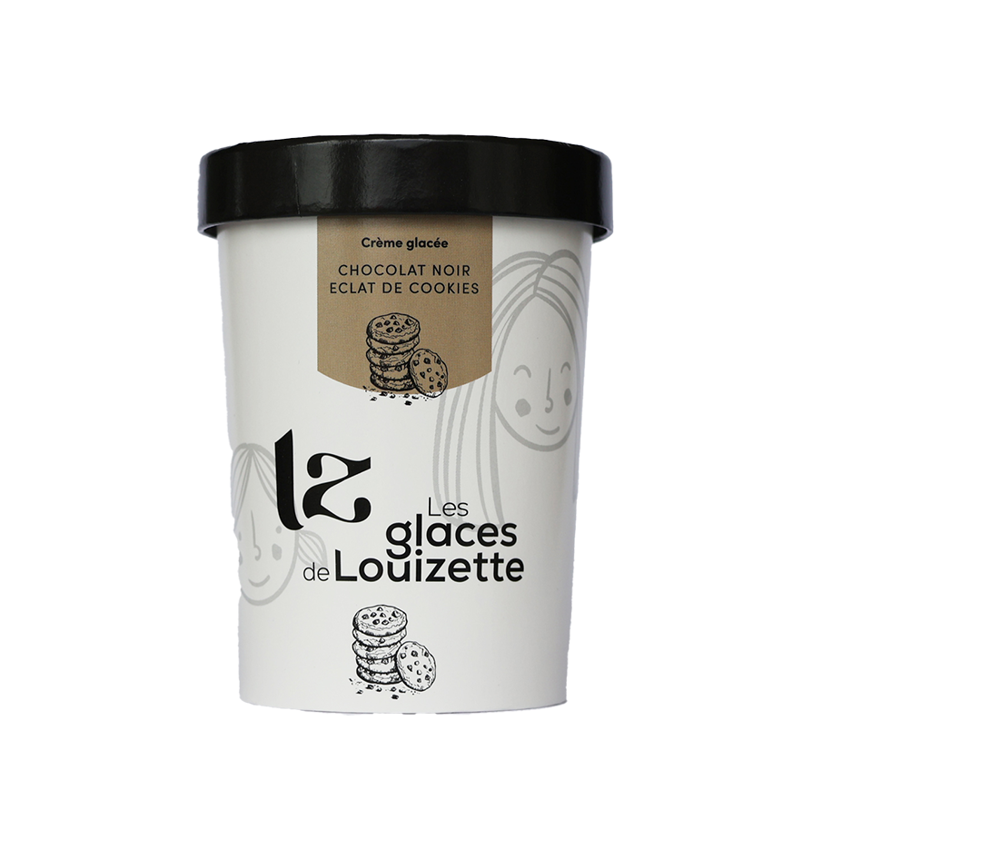 2654   GLACE CHOCOLAT NOIR ECLATS COOKIES 100ML