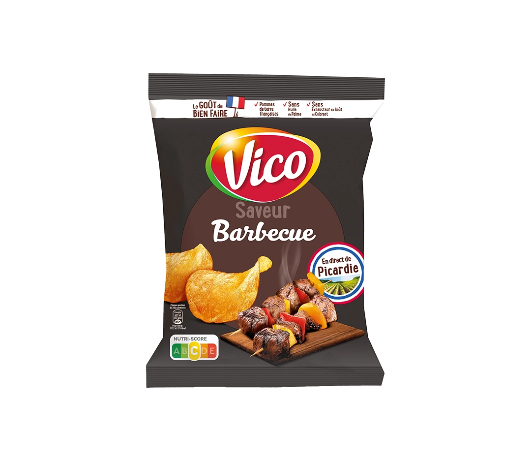 Chips barbecue lisses - 24x27,5g