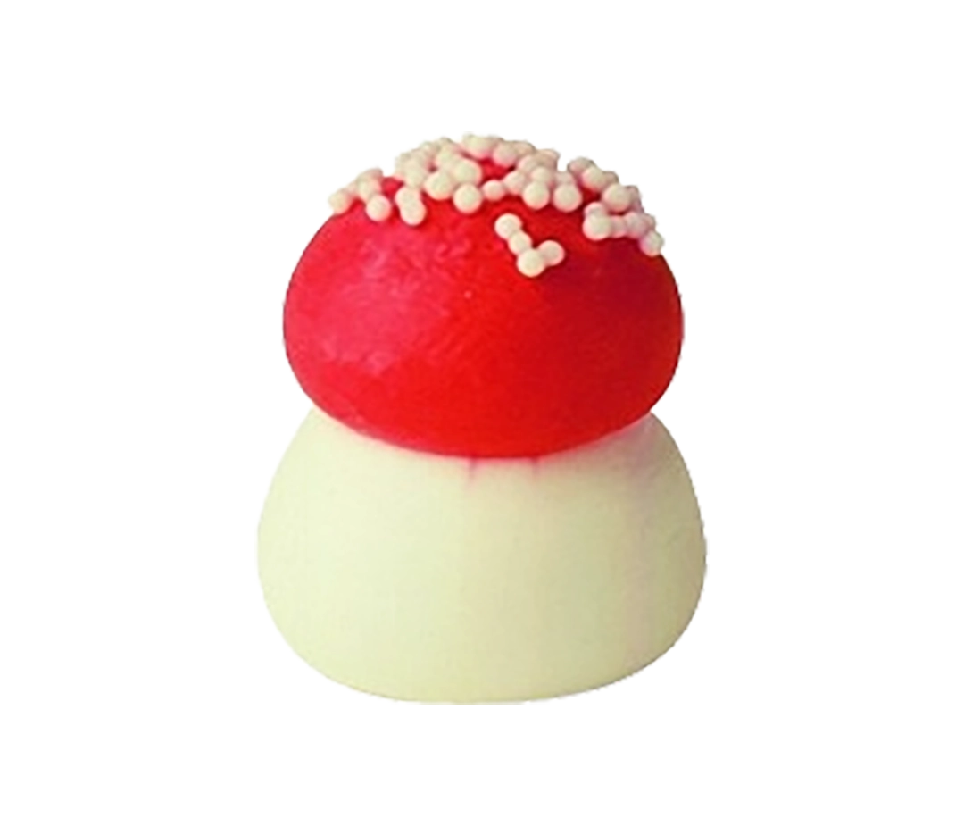 Champignon sucré rouge 18x18 - Lot de 192