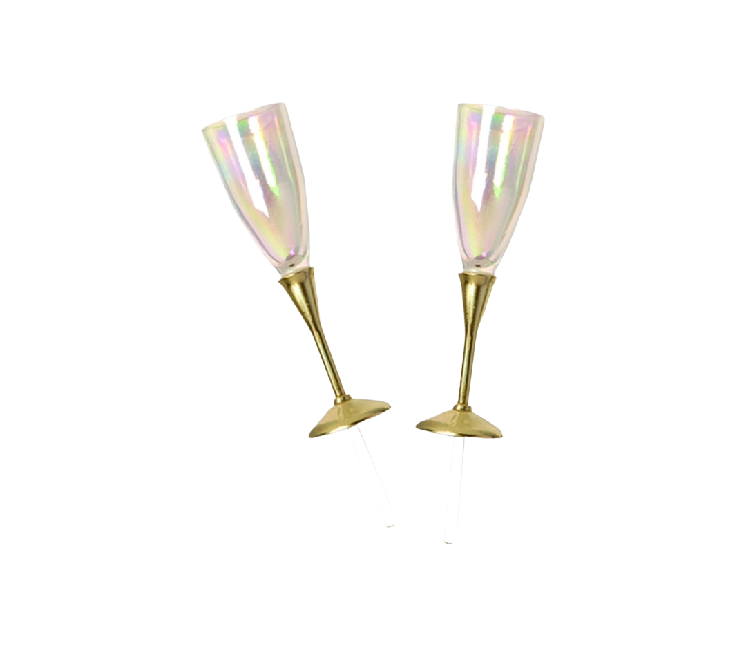 Sujet flute à champagne - lot de 60