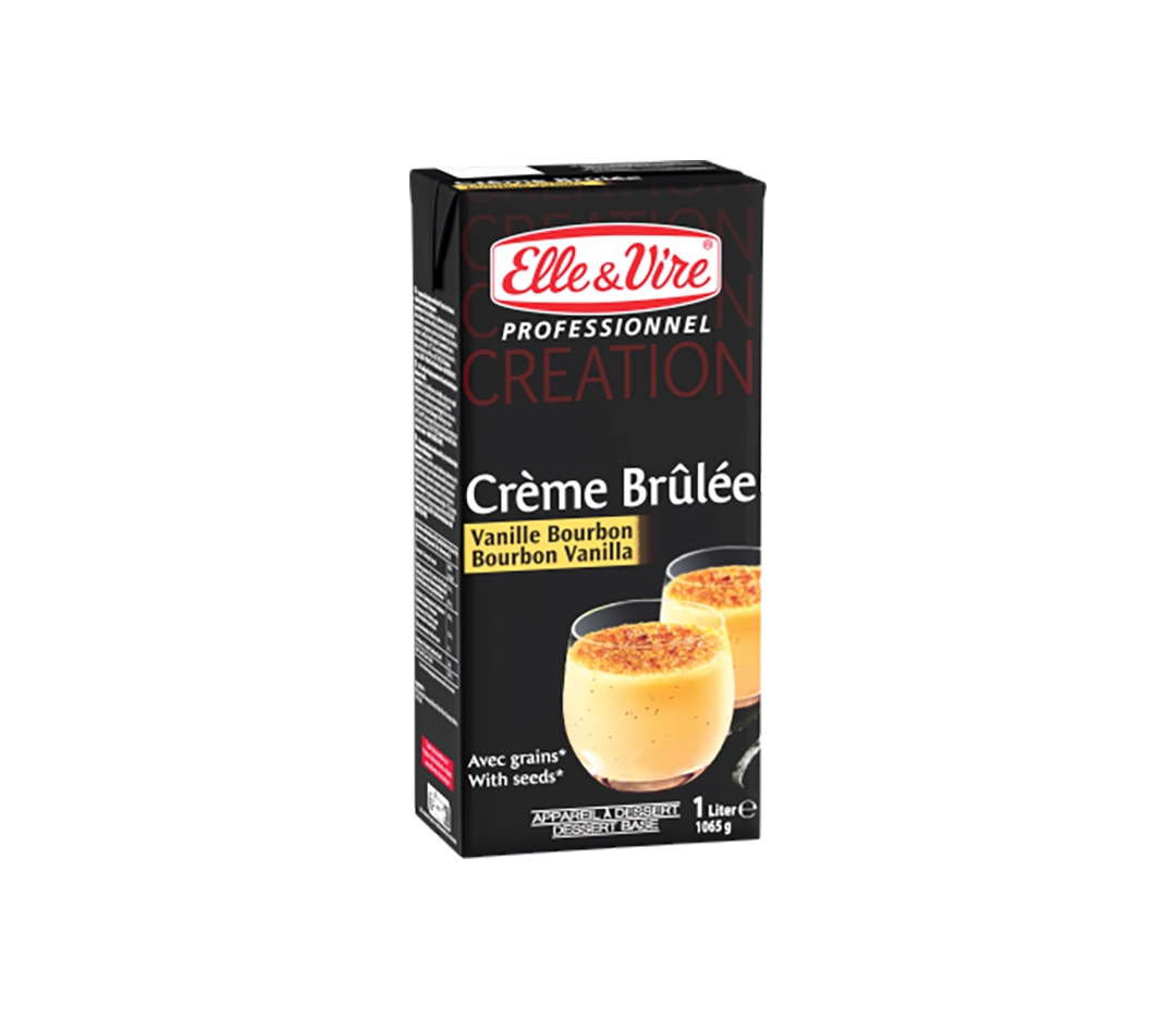 Crème brulée vanille bourbon - 1L