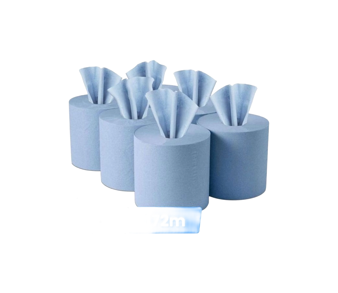 Essuie-main maxi bleu - 6x450F