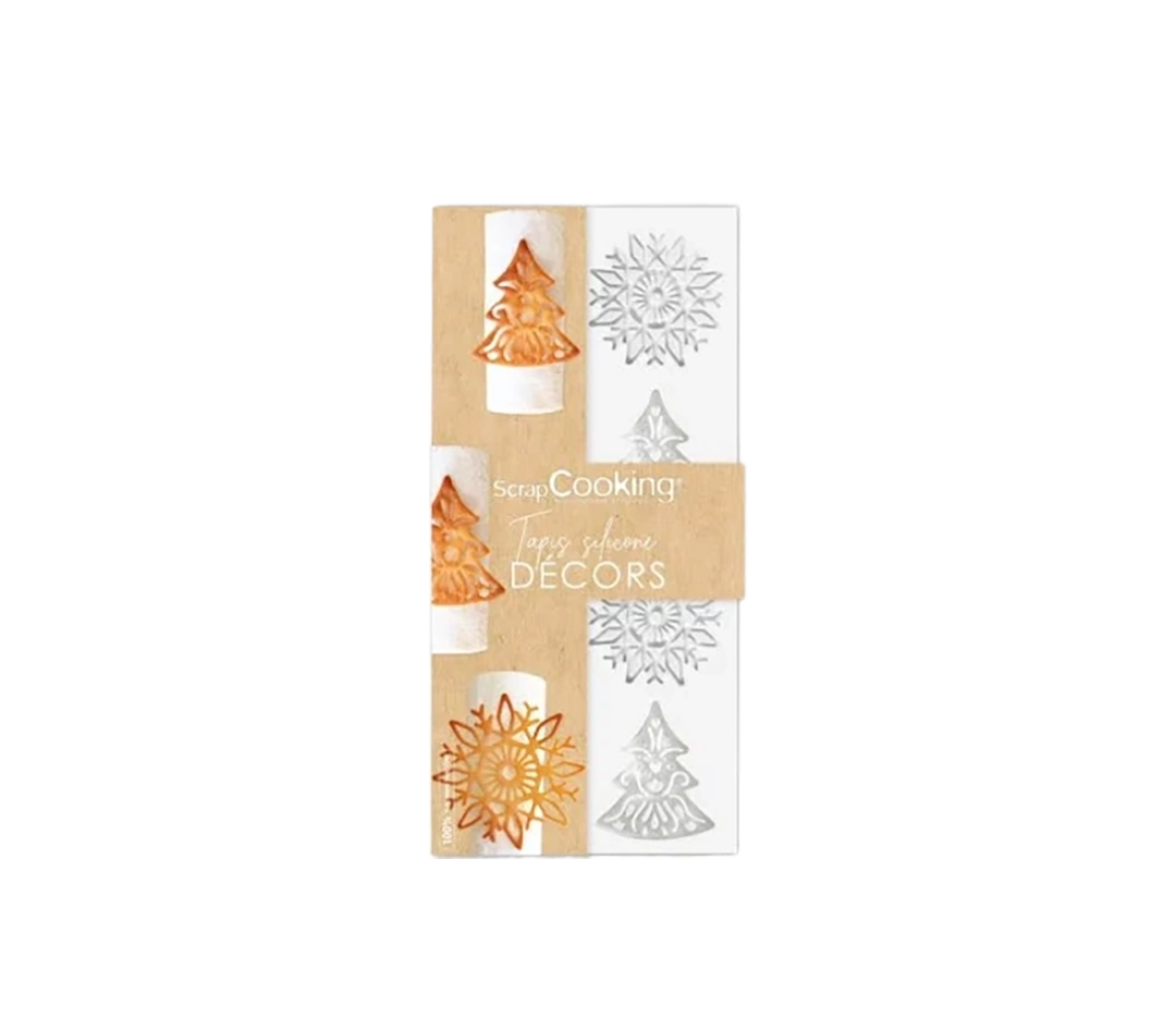 Tapis silicone pour tuile Sweet Xmas