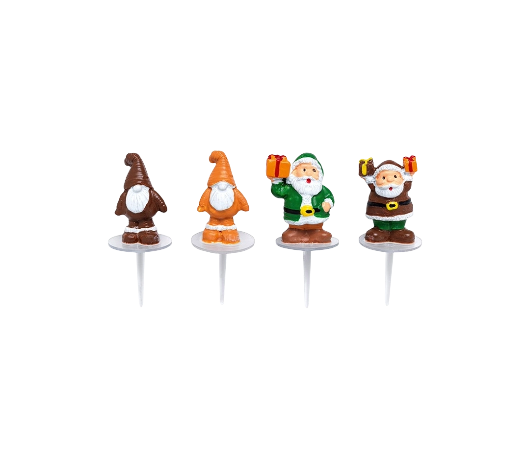 Sujet pères noëls et lutins x48