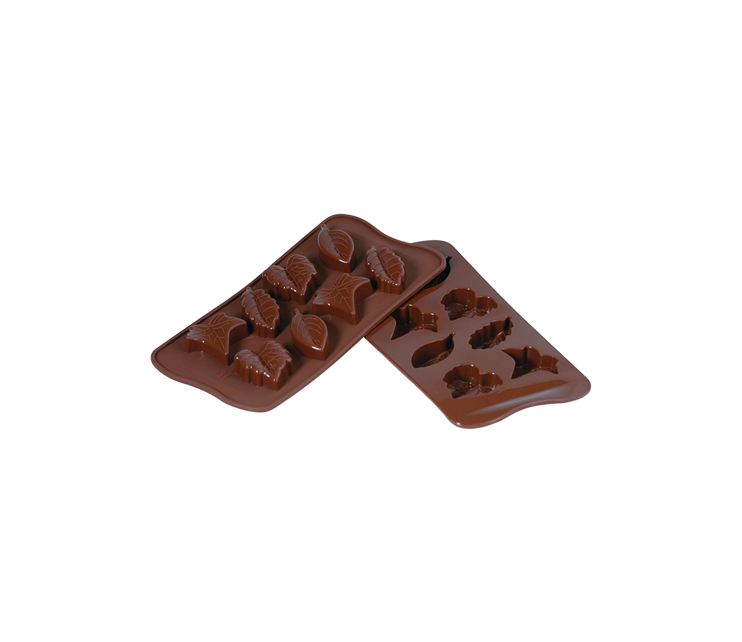 Moule à Chocolat 8 Feuilles Easy Choc