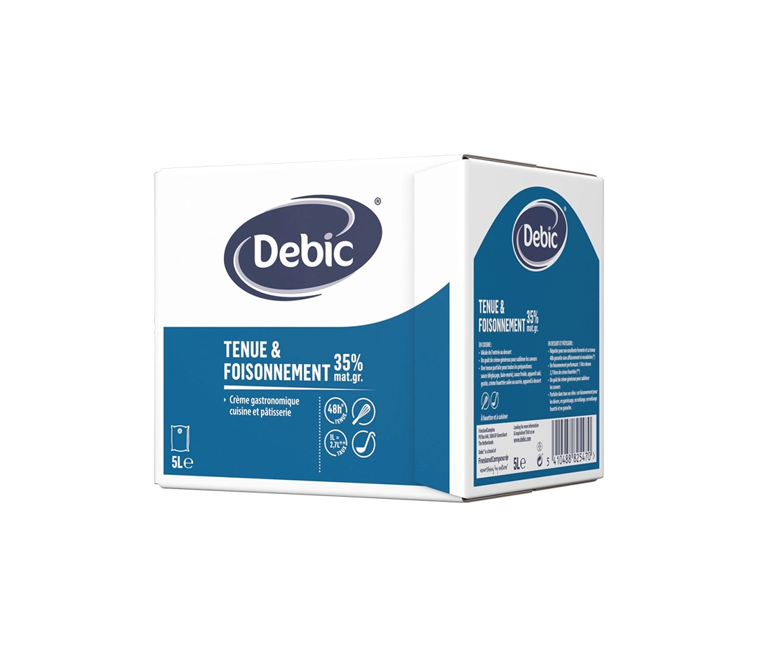 Crème UHT 35 % "tenue et foisonnement" 5L