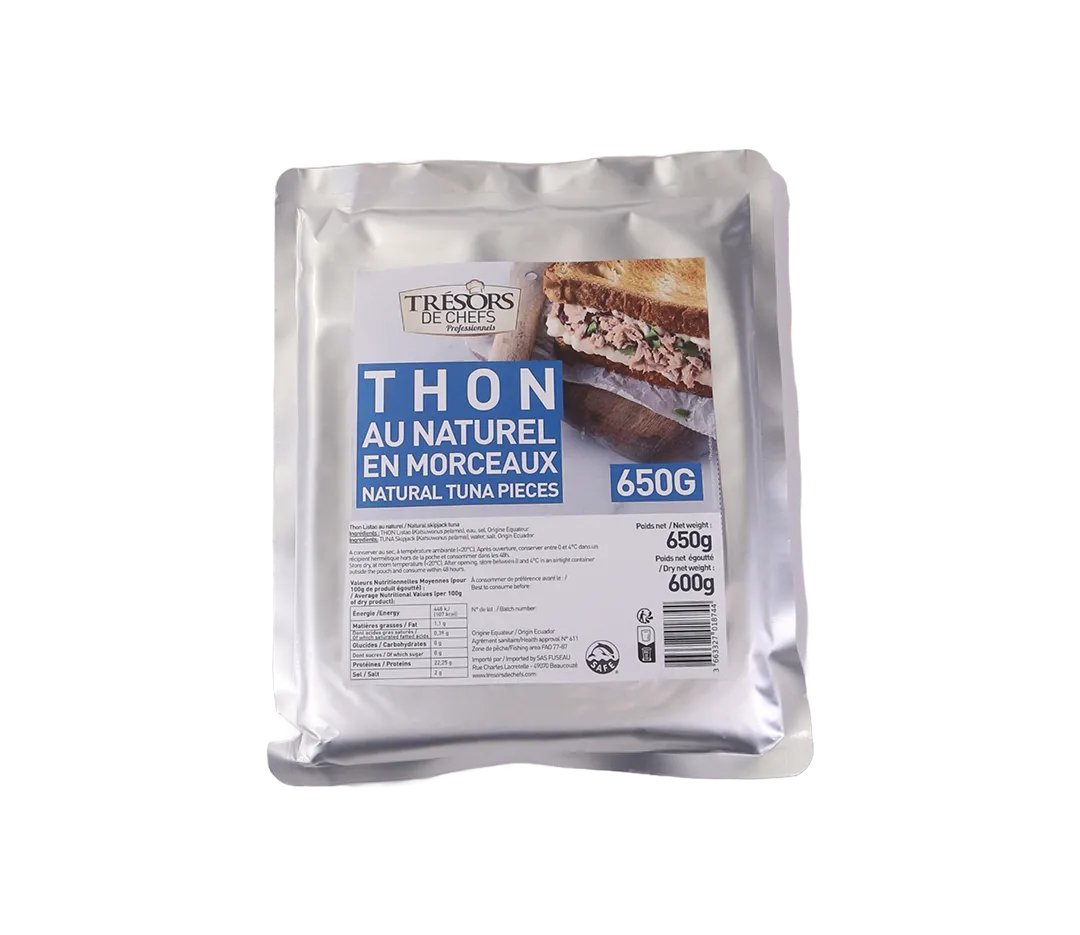 Thon en morceaux naturel - 650g