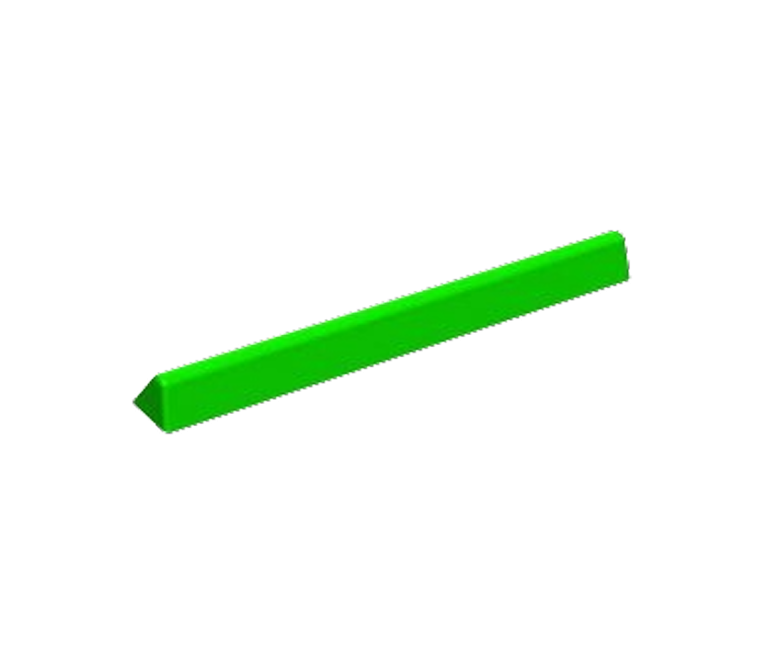Buchette plastique triangle P12