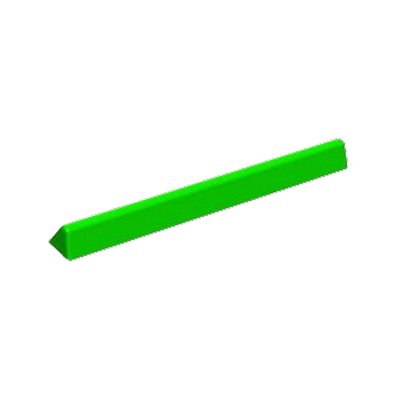 Buchette plastique triangle P12