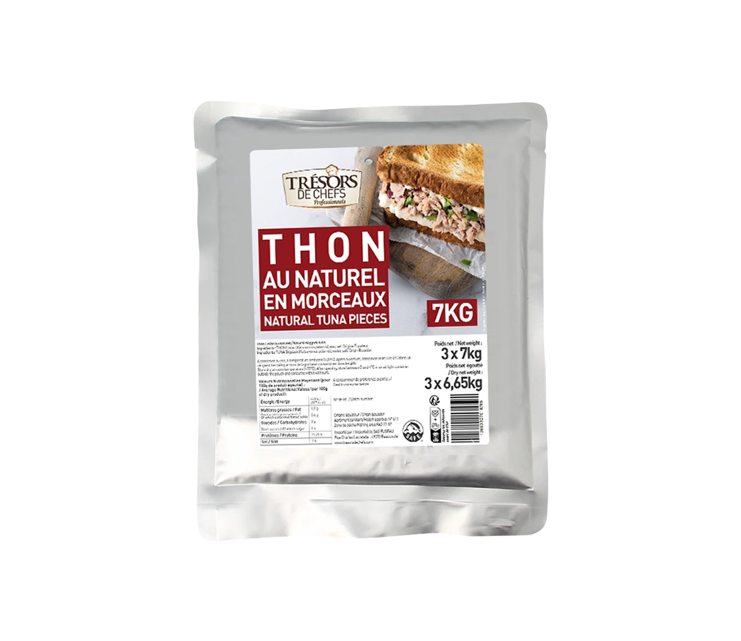 Thon Naturel en morceaux - 7kg