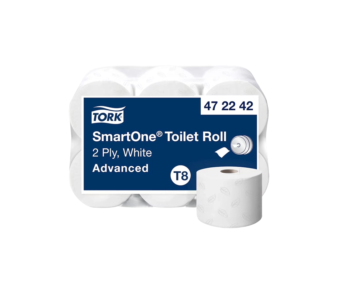 Papier toilette rouleau blanc T8