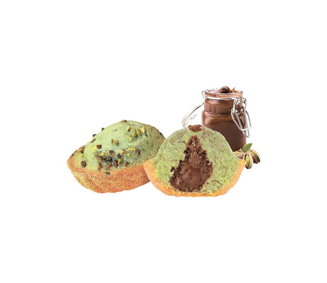 Madeleine style Dubaï pistache - 70x51g