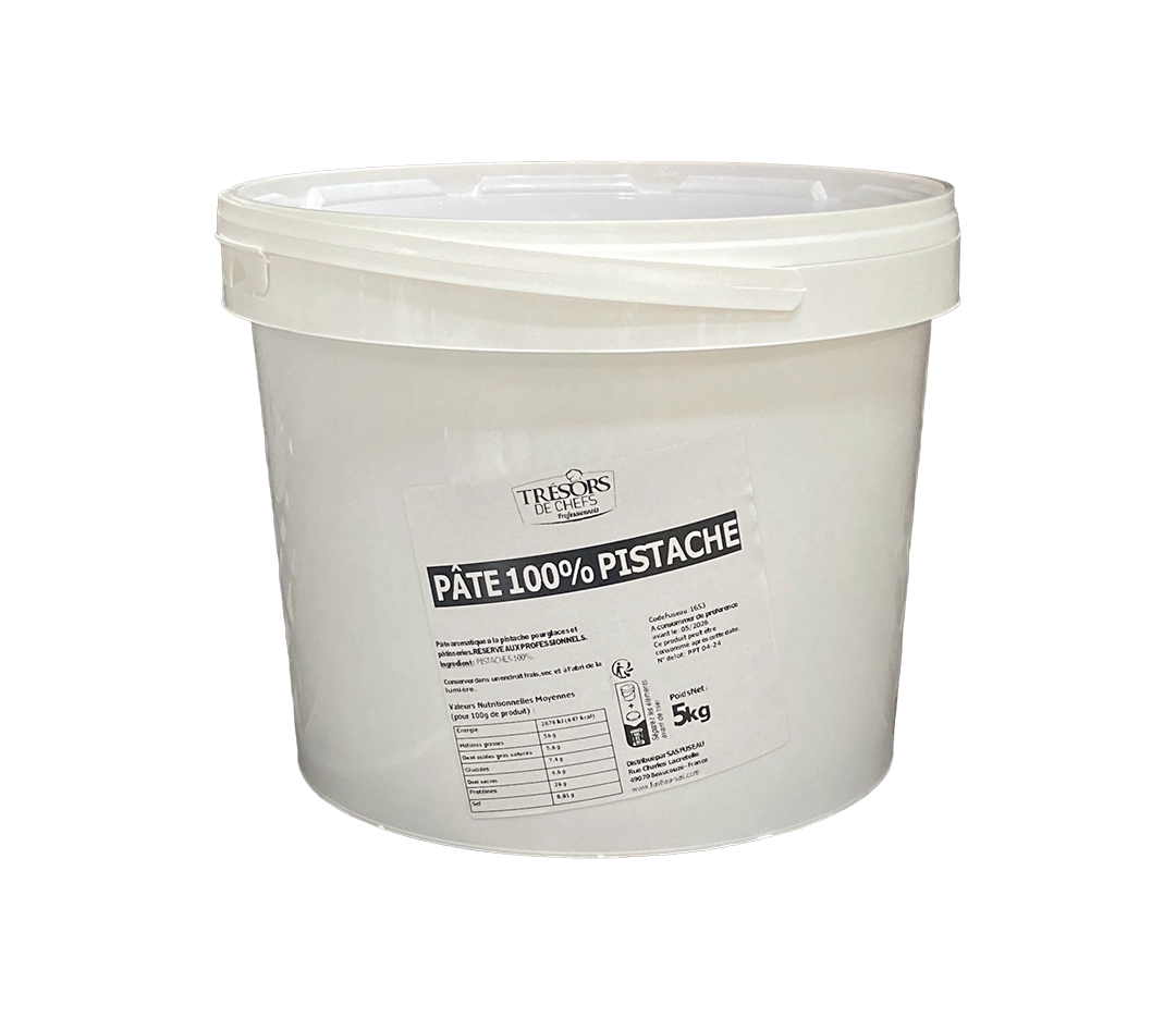 Pâte de pistache pure 100% - 5kg