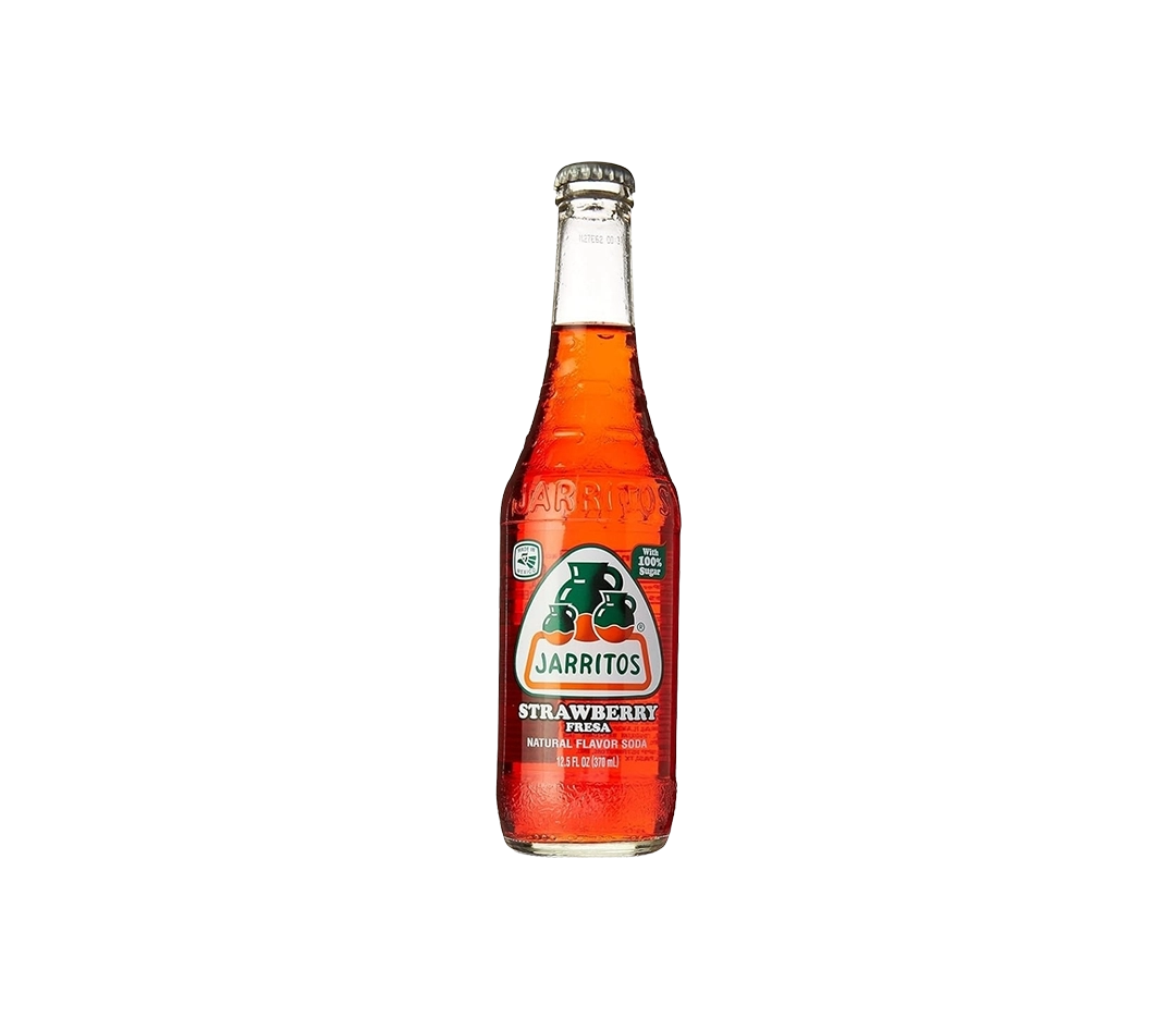 Soda fraise Jarritos bouteille - 24x37cl