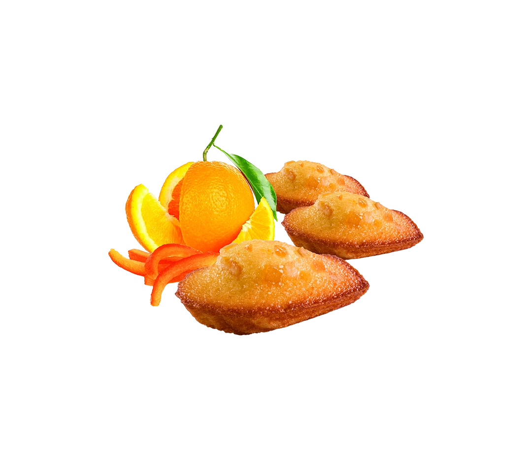 Petites madeleines aux agrumes