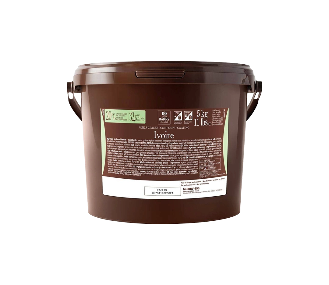 Pâte à glacer ivoire - 5kg