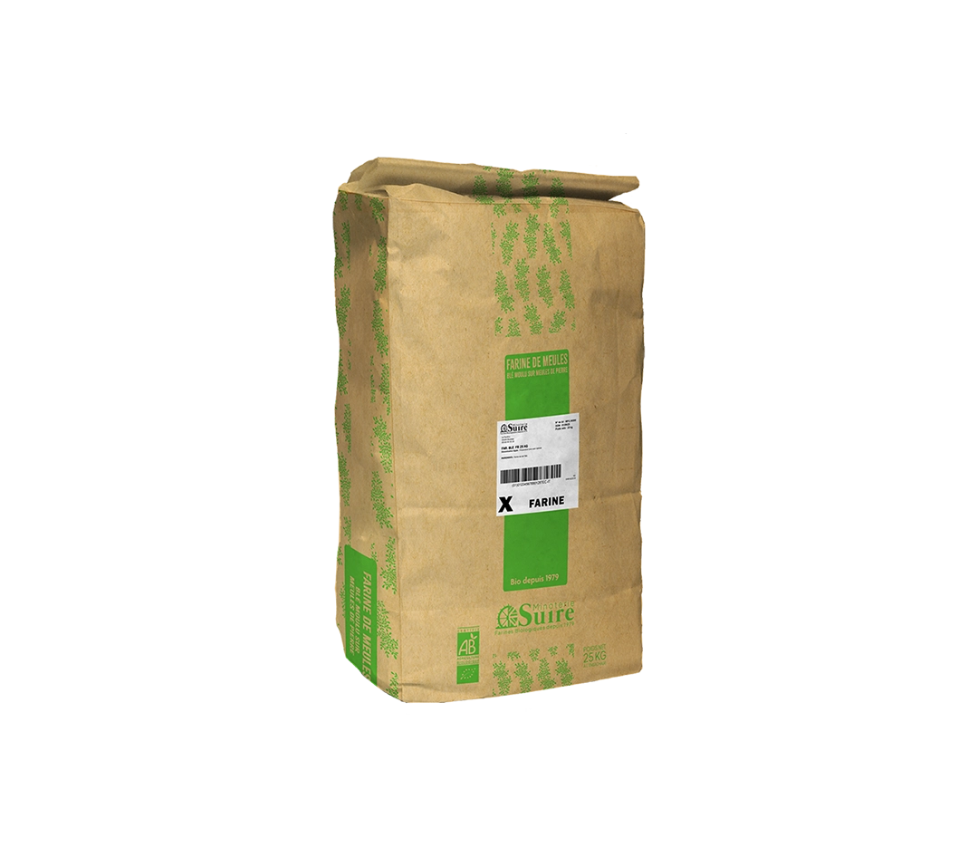 Farine de blé meule bise - 25kg