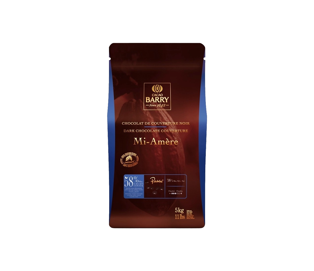 Chocolat Mi-Amère 58% - 5kg