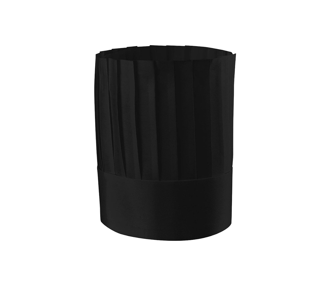 Toques non tissée noire x 10