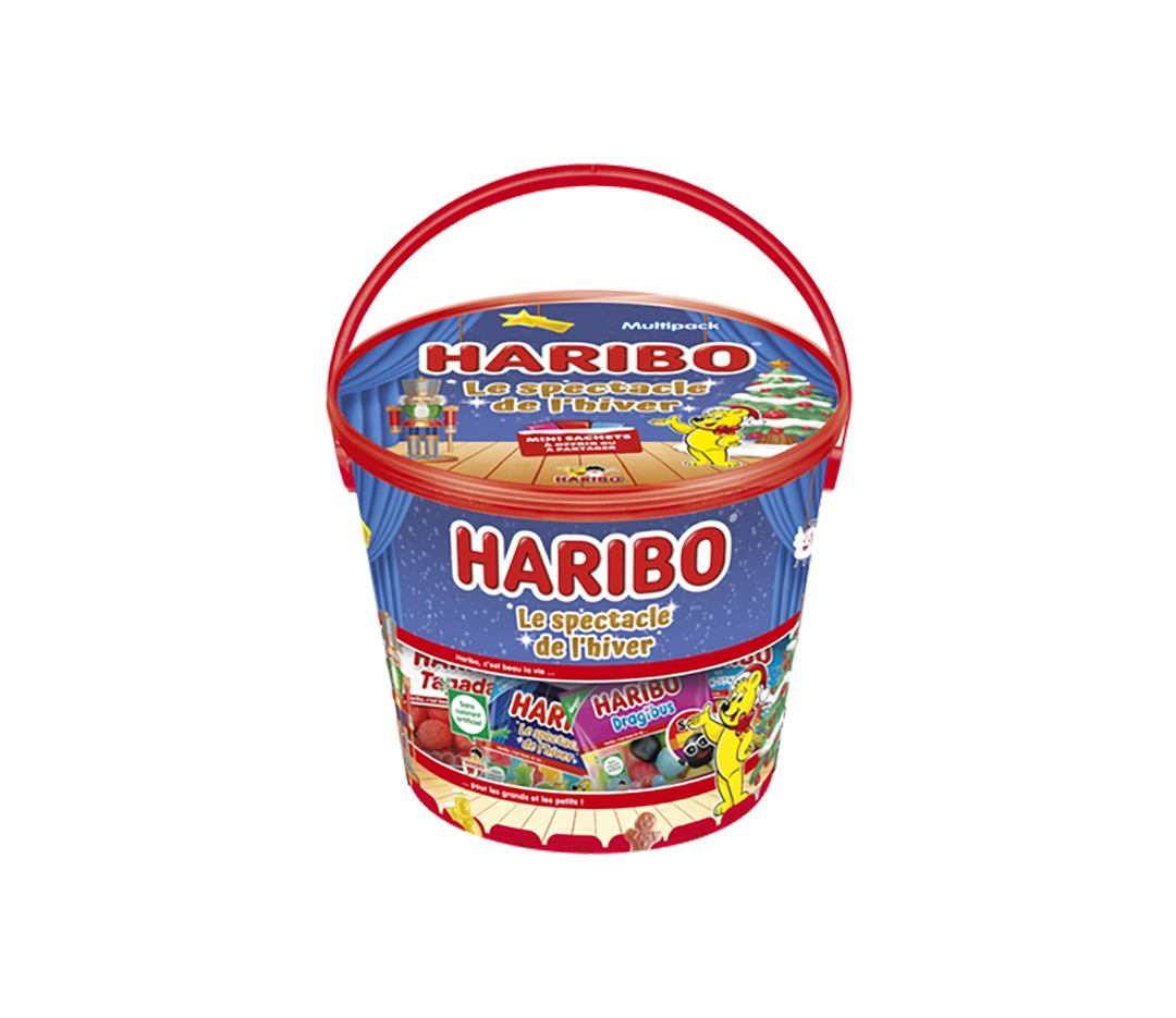 Seau Haribo de Noël - 690g