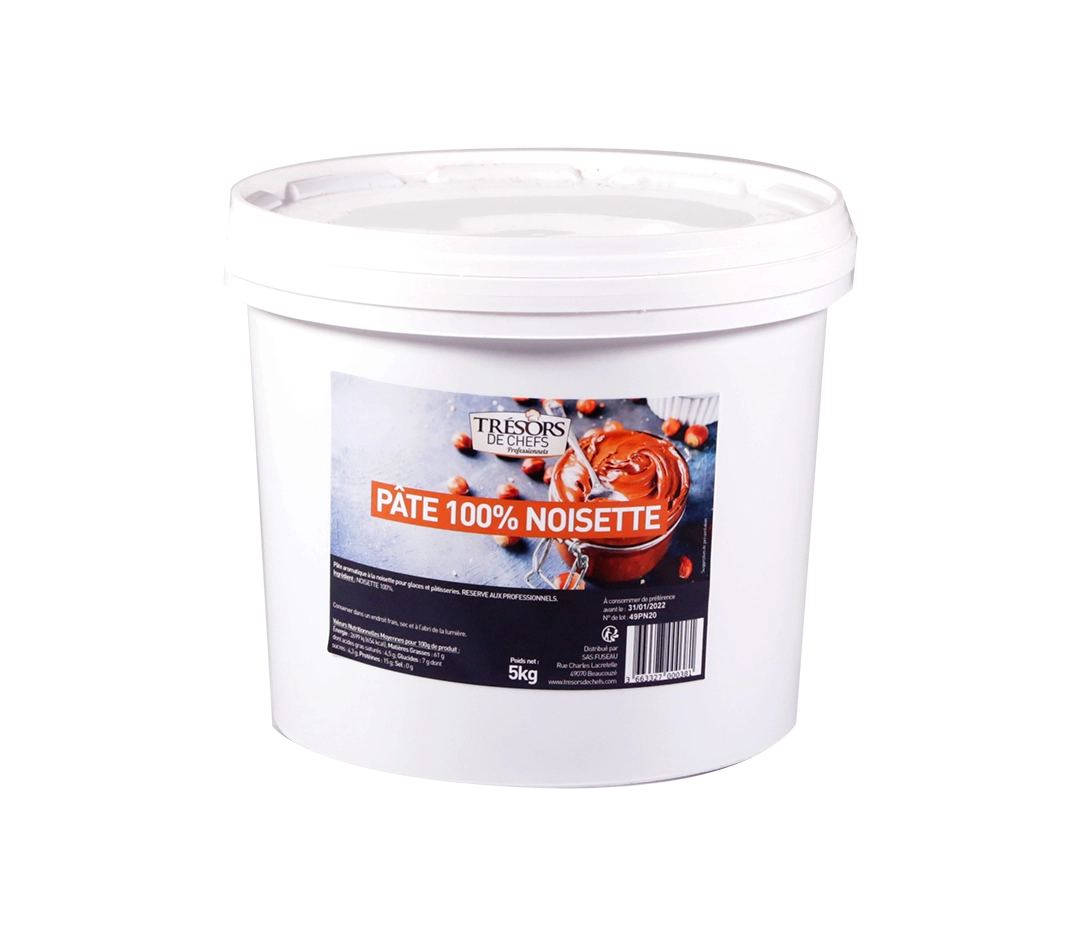 Pâte 100% noisette - 5kg