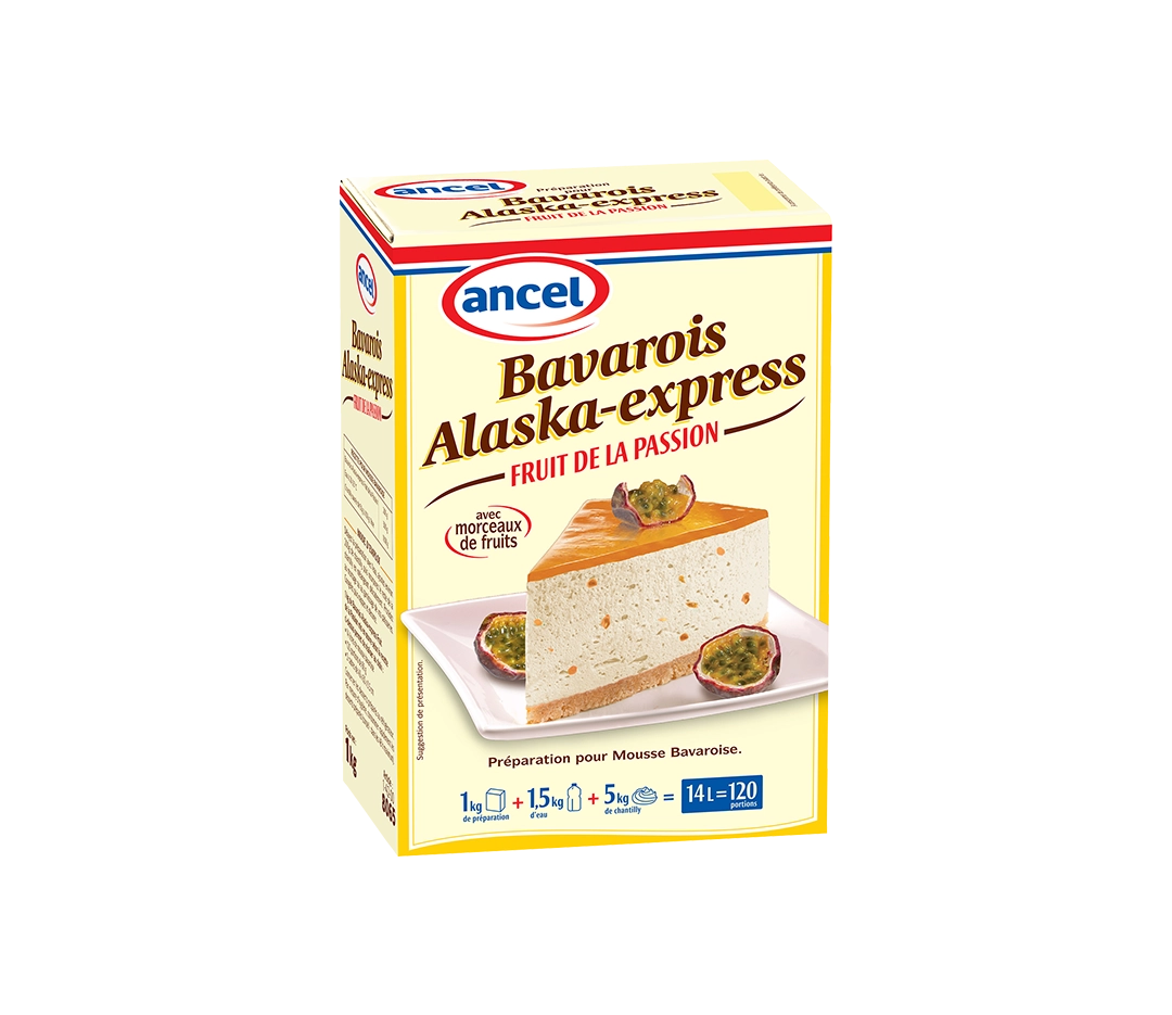 Bavarois Alaska Passion - 1kg