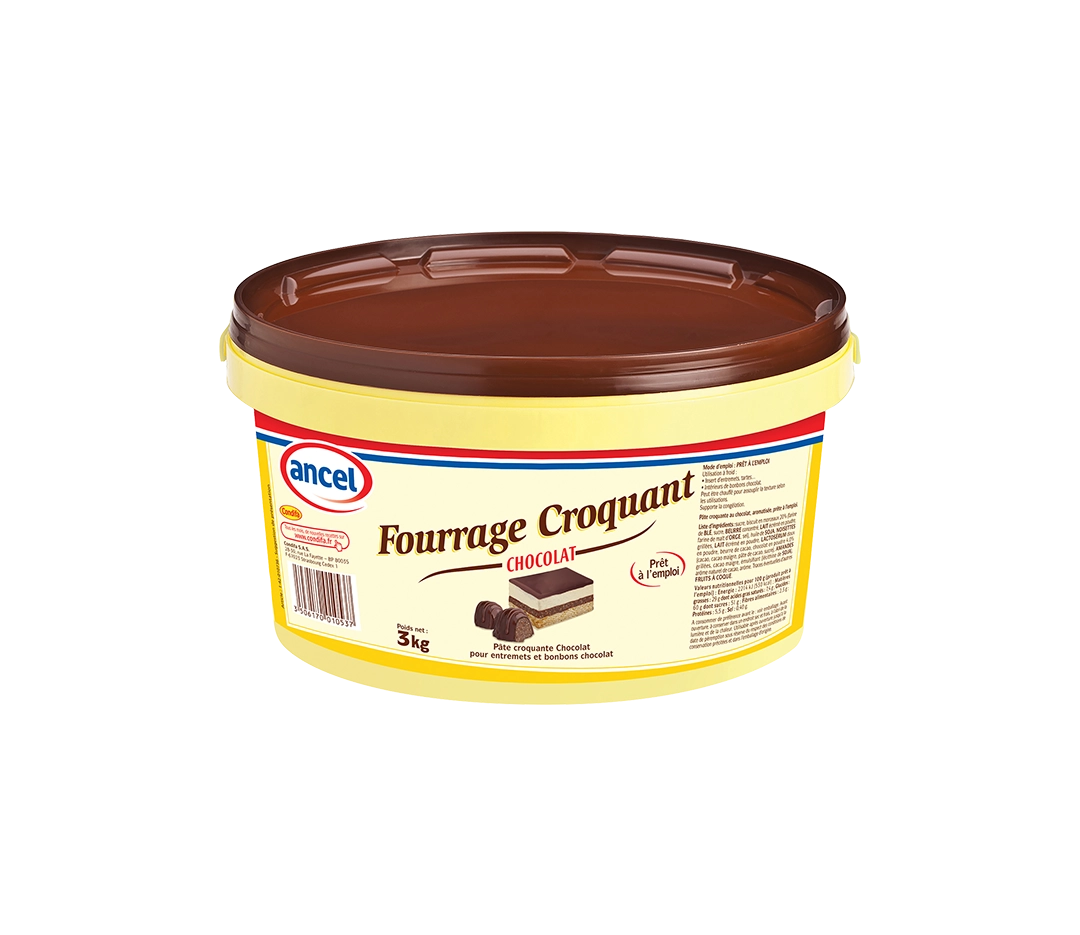 Fourrage croquant chocolat - 3kg