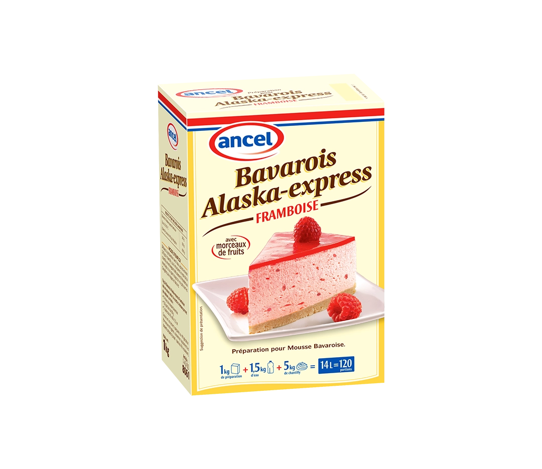 Bavarois Alaska Framboise - 1kg