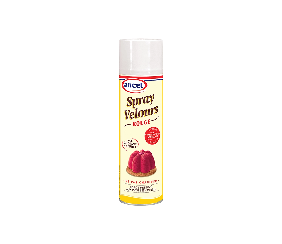 Bombe spray velours rouge - 500ml