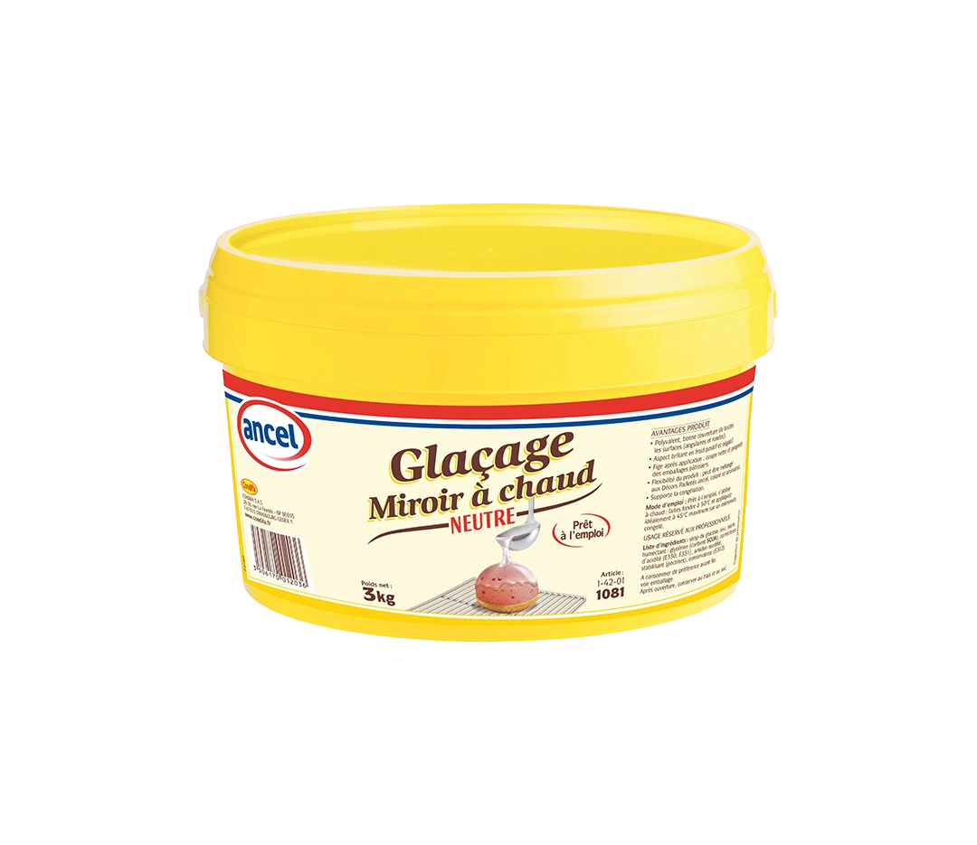 Glaçage miroir à chaud neutre - 3kg