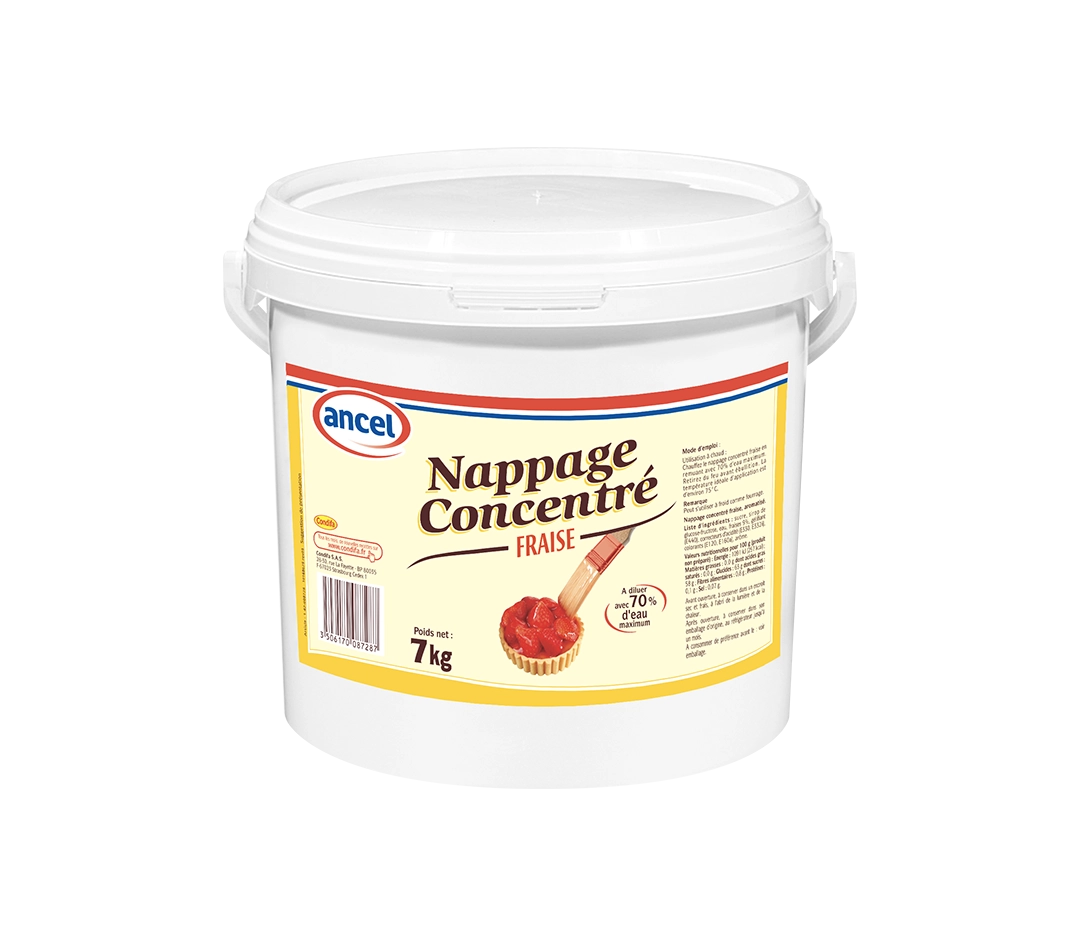 Nappage concentré fraise - 7kg