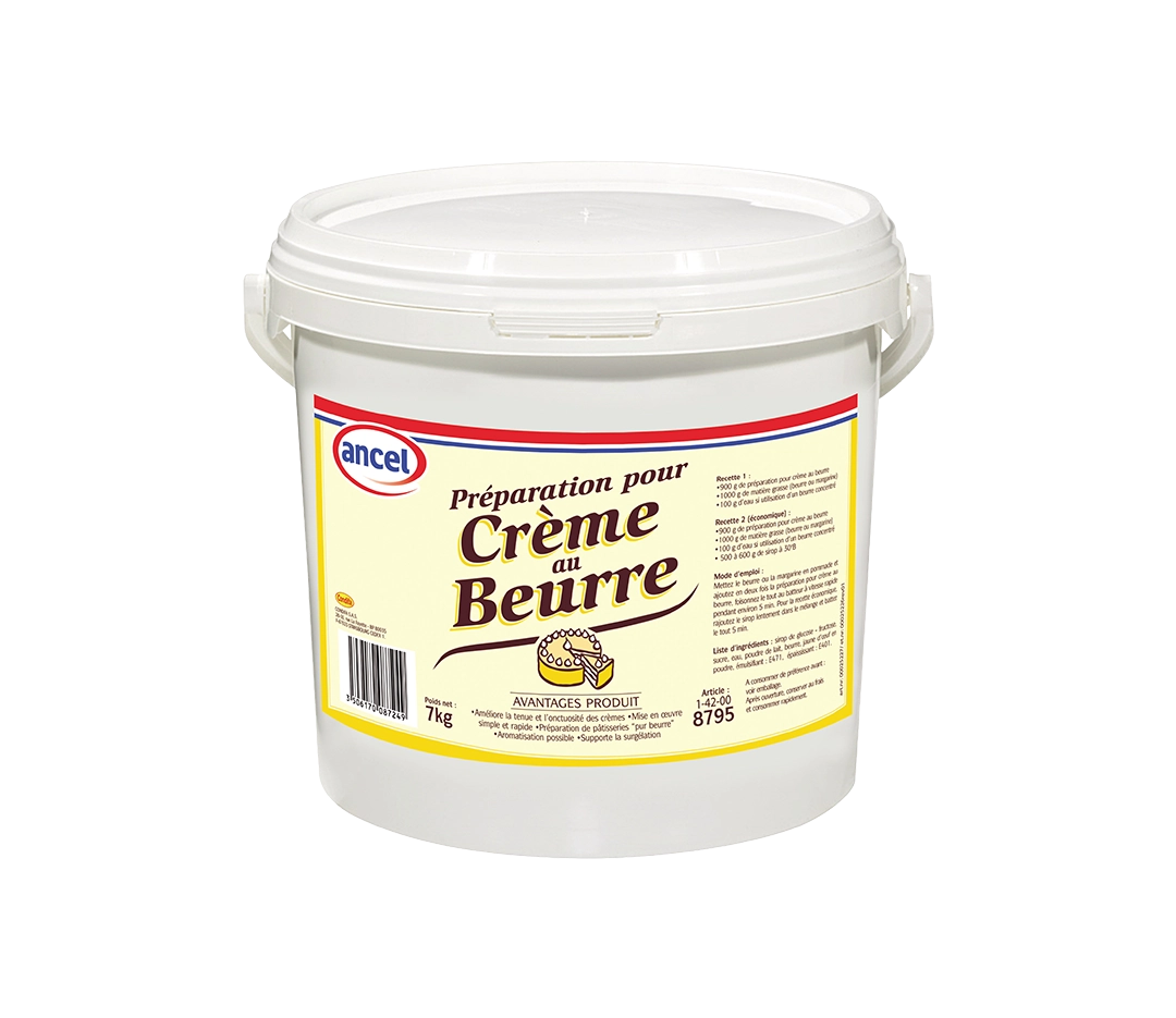 Préparation pour crème au beurre - 7kg