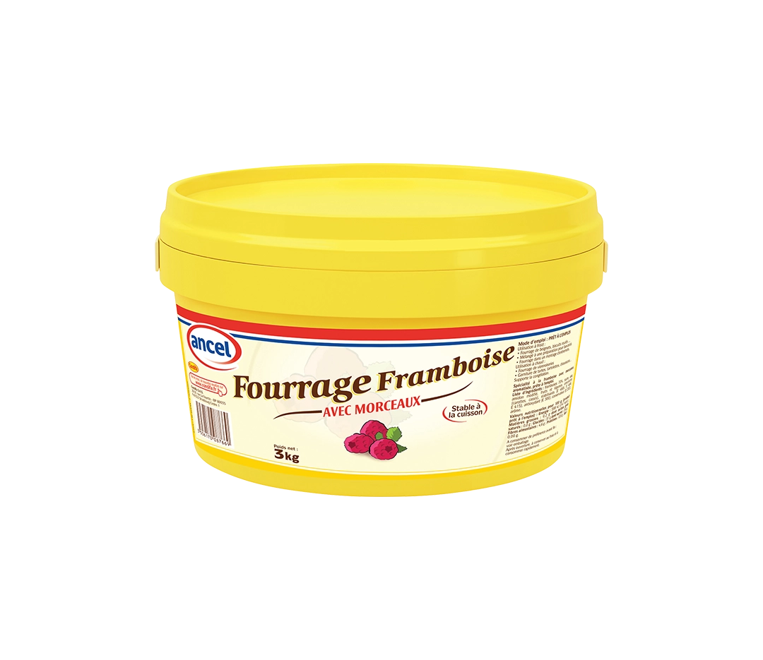 Fourrage framboise avec morceaux - 3kg