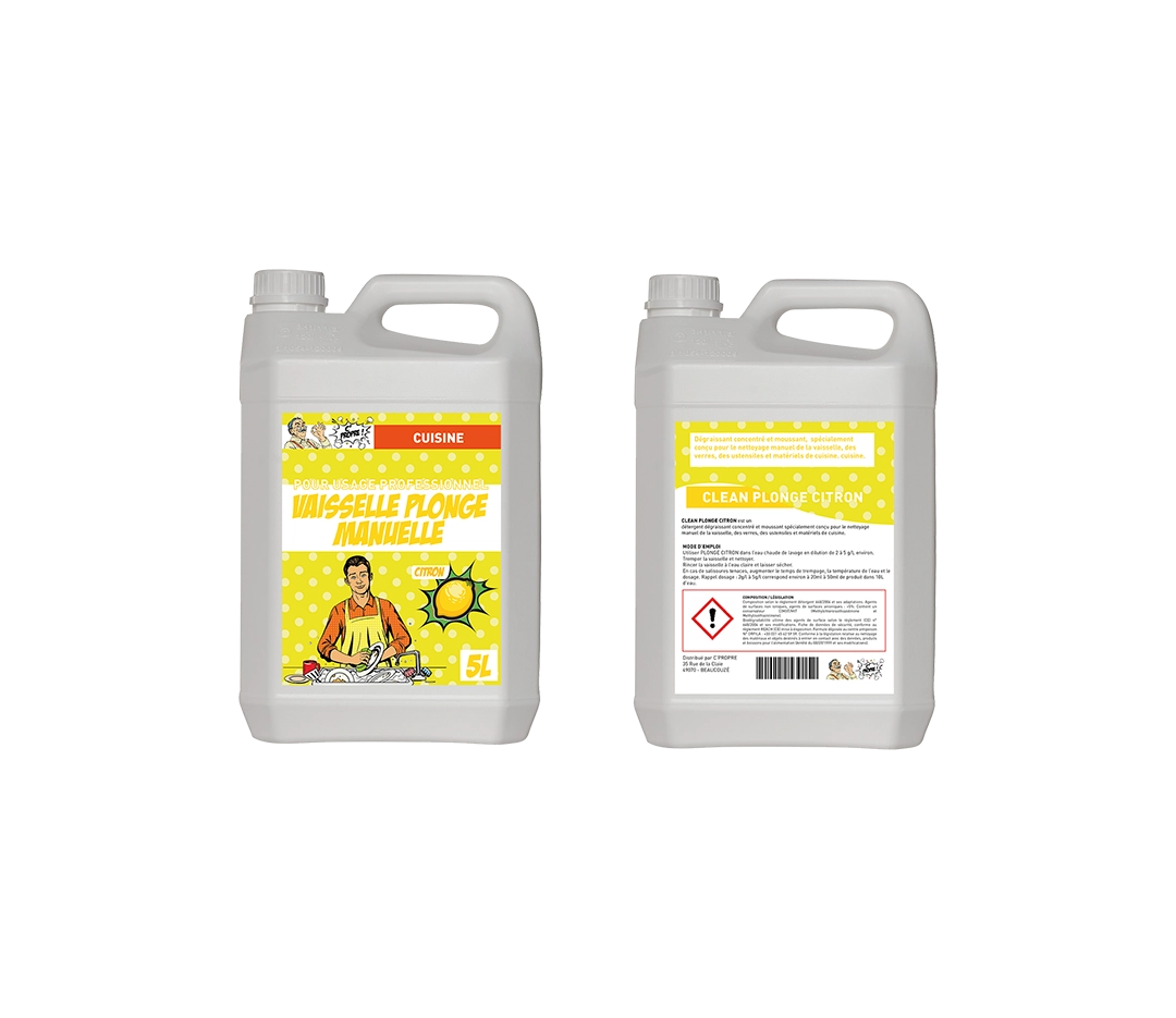 Liquide vaisselle citron - 5L