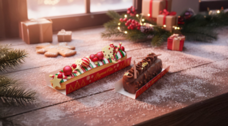 Nos fonds pliés 10 et 13 centimètres "Joyeuses Fêtes"