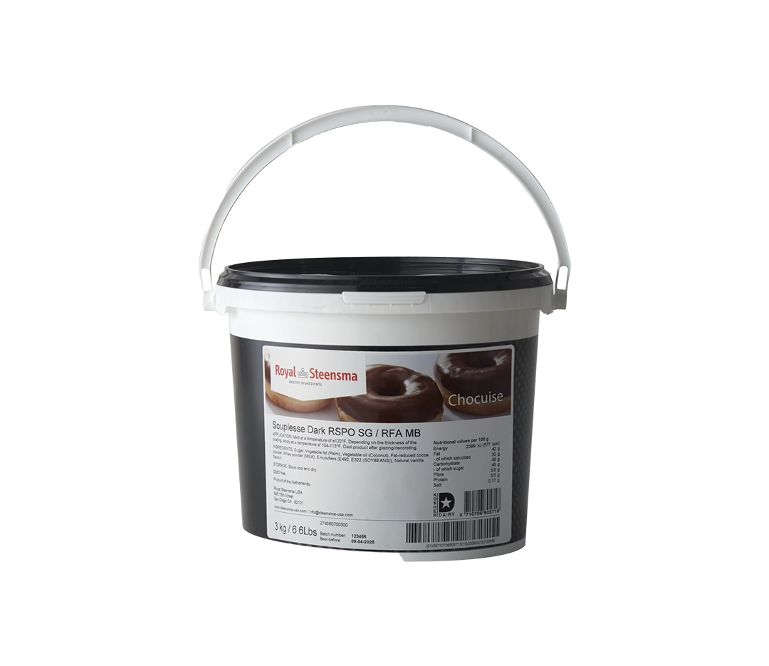 Pâte à glacer noir souplesse - 3kg