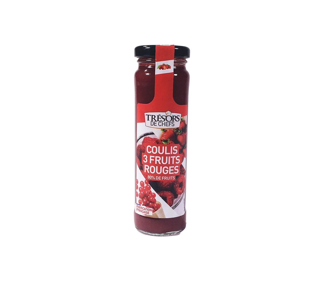 Coulis 3 Fruits Rouges - 160g