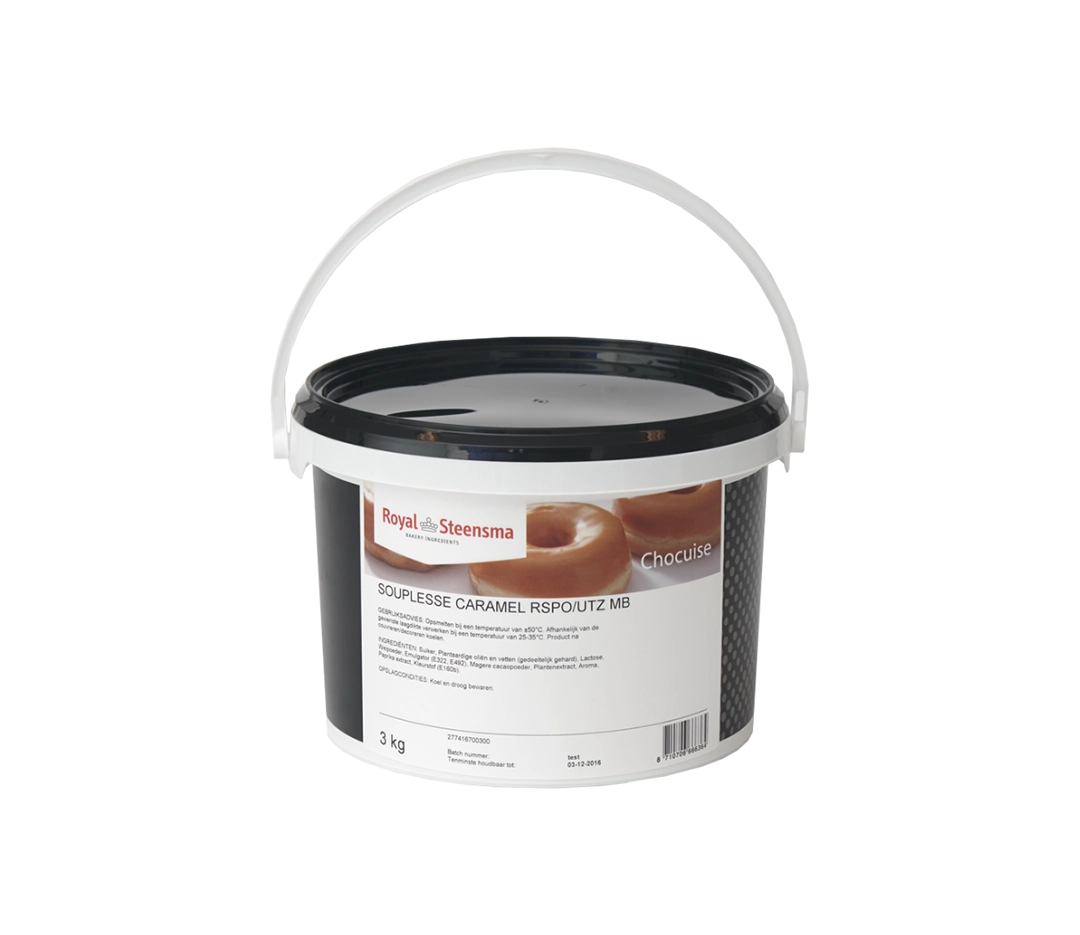 Pâte à glacer caramel Souplesse - 3kg