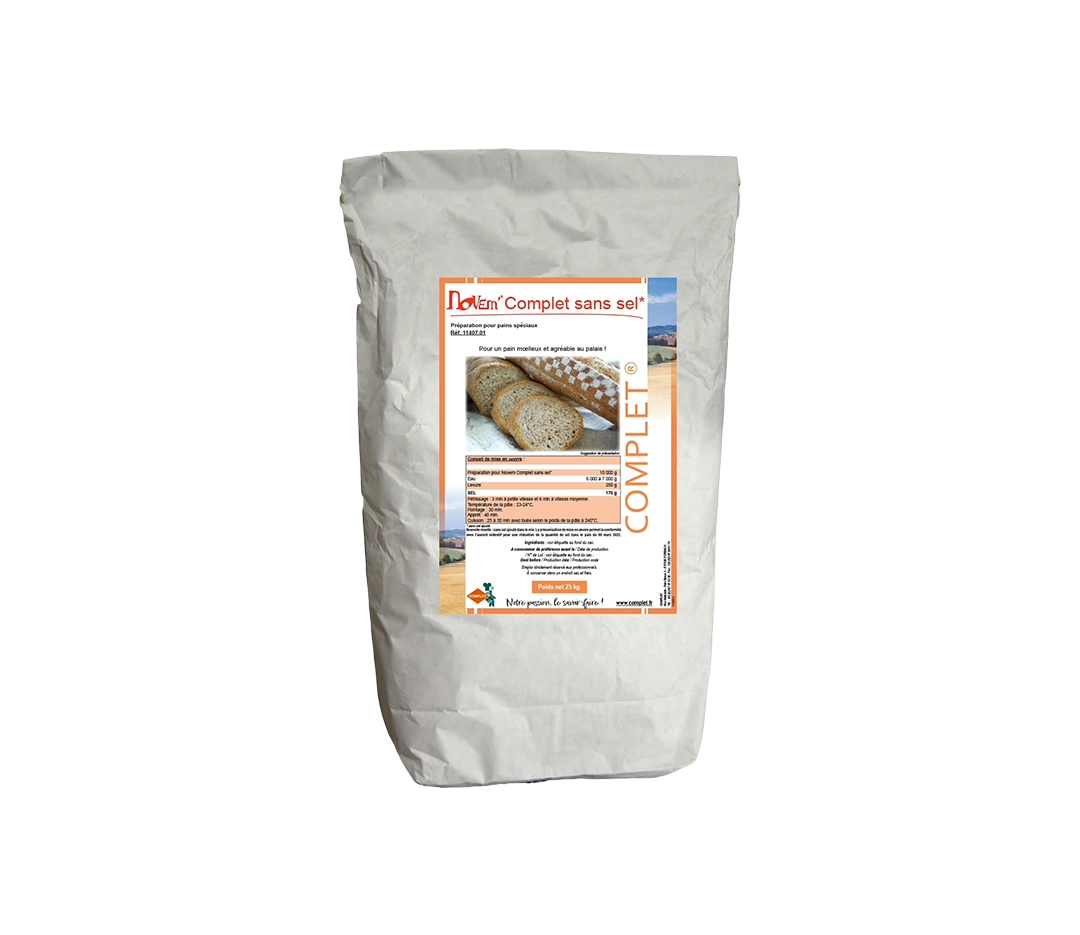 Farine Novem complet SSA - 25kg