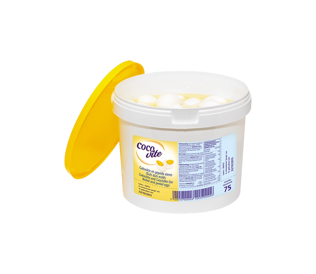 Œufs durs écales - Seau de 75