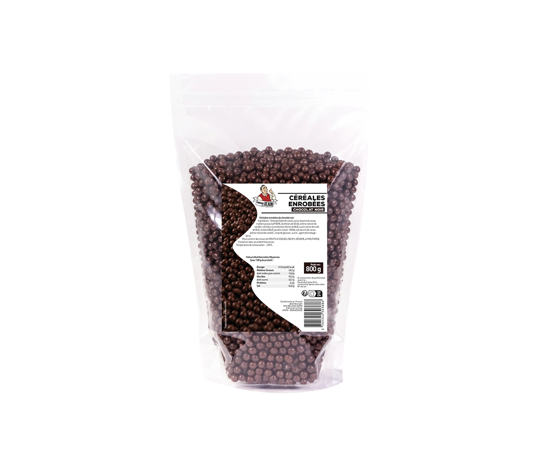 Crispearls chocolat noir - 800g