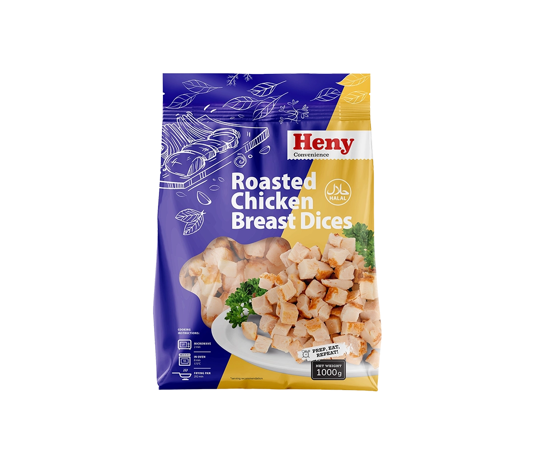 Cubes de poulet surgelés - 1kg