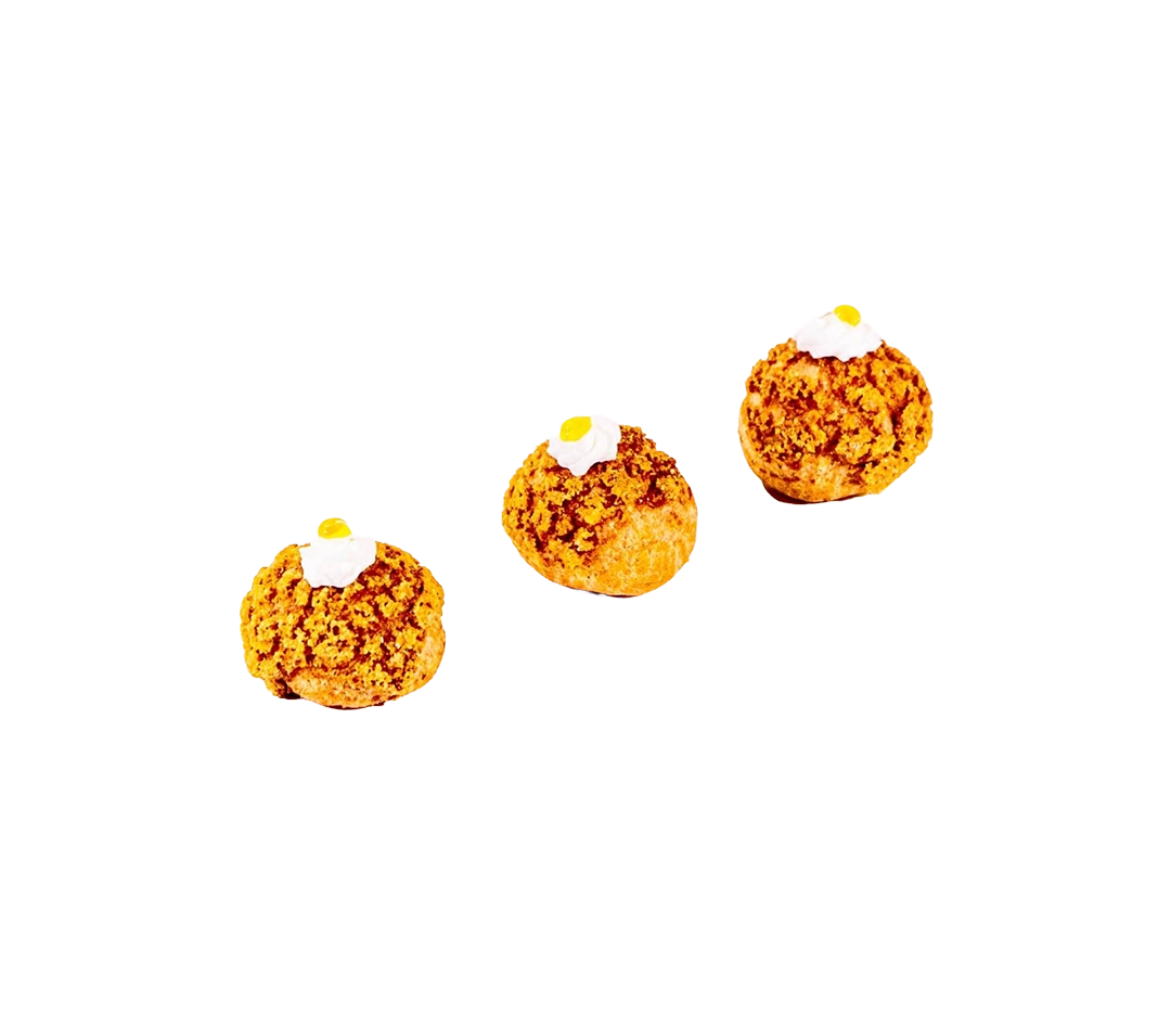 Choux craquelin citron mojito - Lot de 48