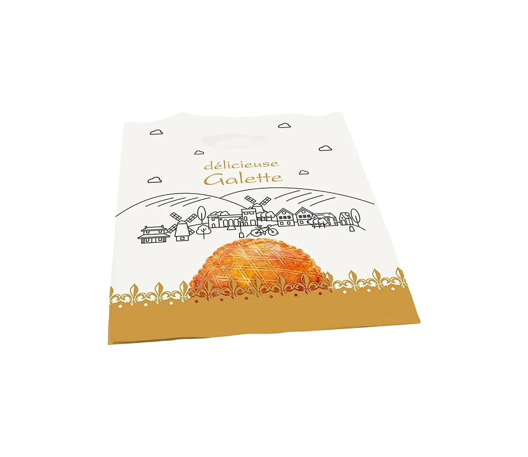 Sacs galettes délicieuses de 26cm - Lot de 100