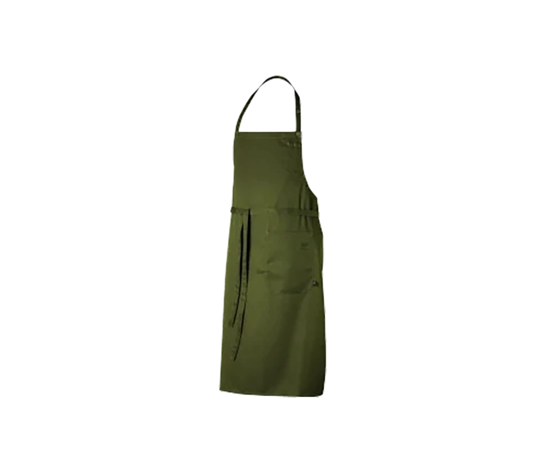 Tablier loti a bavette vert sauge