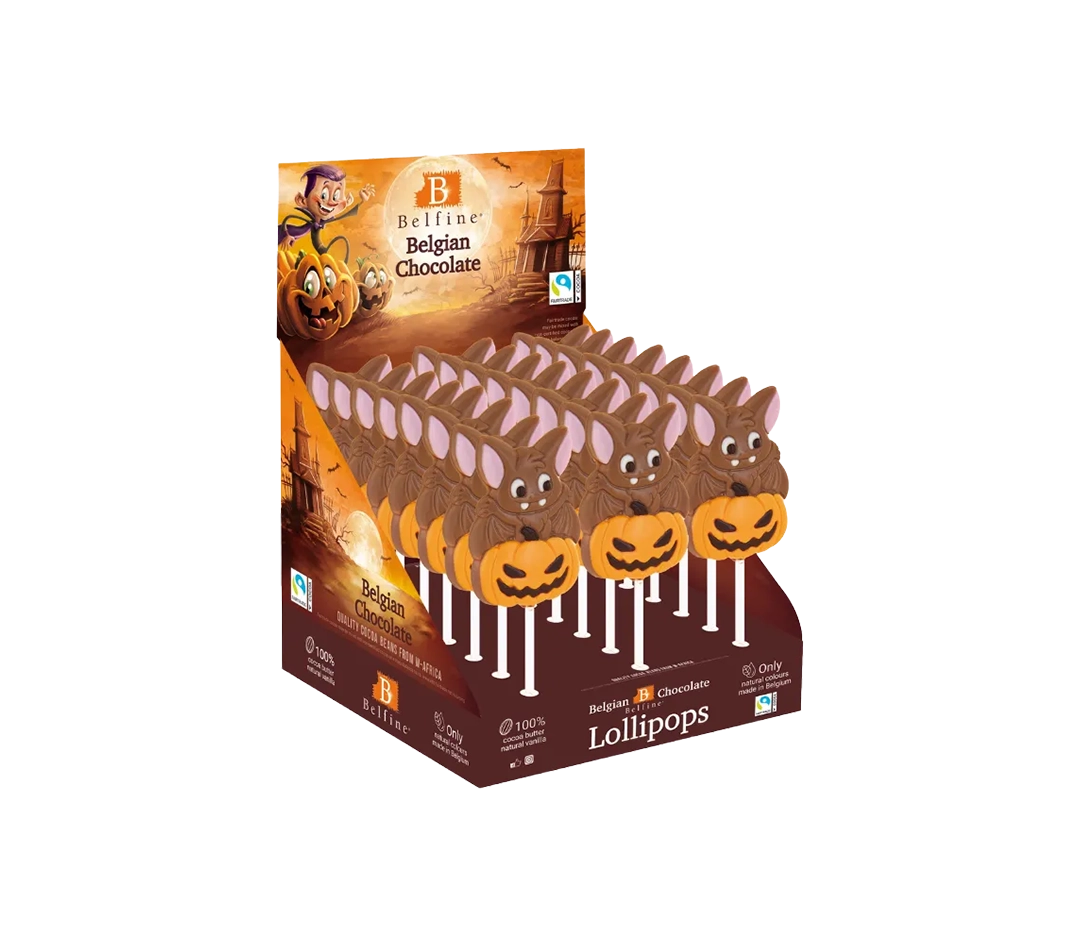 Sucette chauve-souris chocolat x24